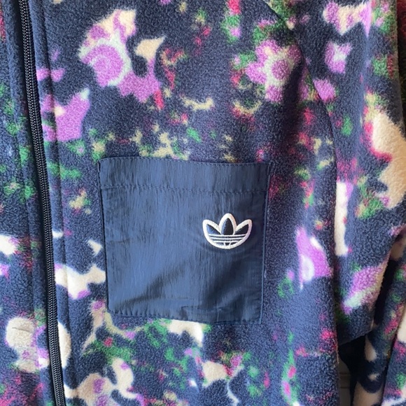 NWT adidas Originals Full Zip Fleece Jacket - Picture 6 of 10